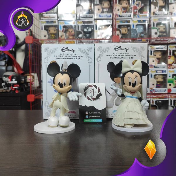 مجسمه Mickey Mouse & Minnie Mouse Bridal