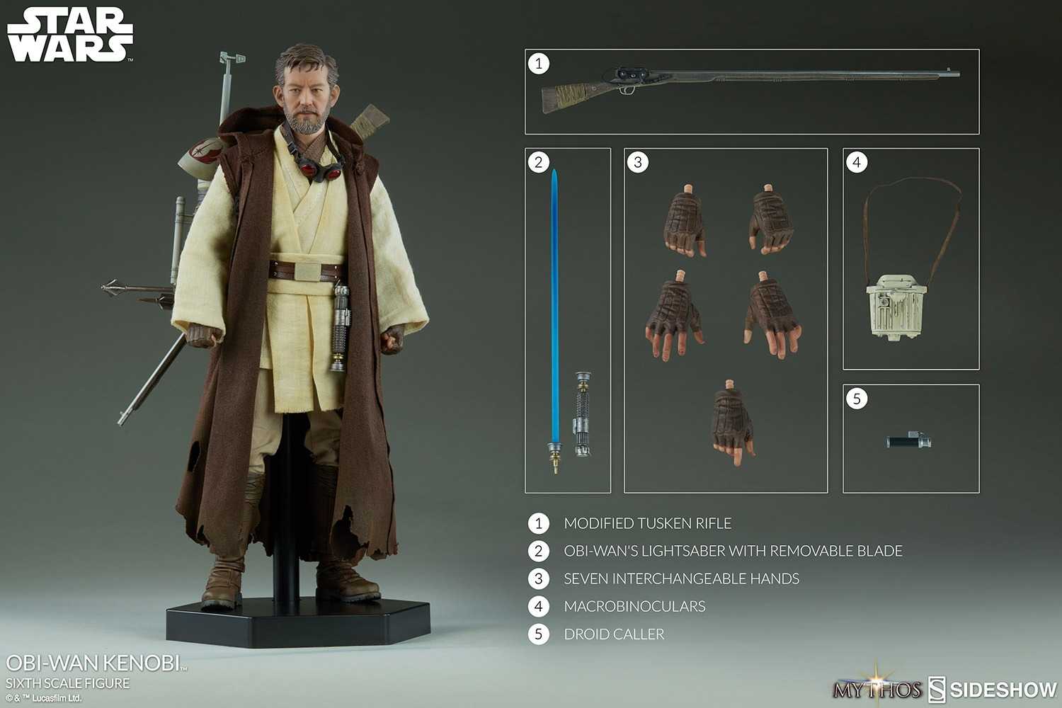 اکشن فیگور Obi-Wan Kenobi برند سایدشو