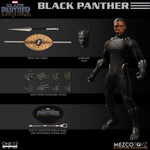 اکشن فیگور بلک پنتر برند مزکو Black Panther