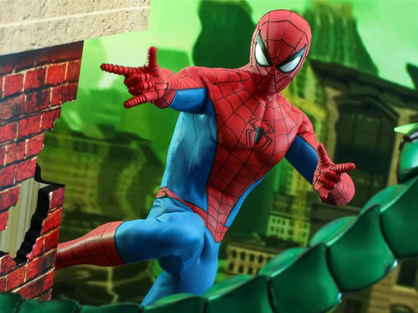 اکشن فیگور اسپایدرمن لباس کلاسیک هات تویز Spiderman Classic hot toys