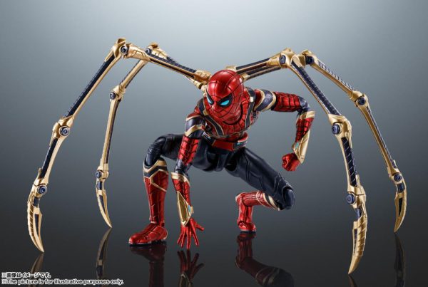 اکشن فیگور آیرون اسپایدر برند باندای Spider-Man: No Way Home S.H.Figuarts Iron-Spider Figure