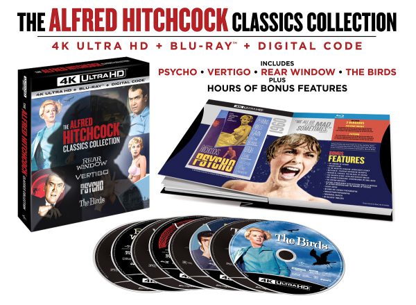 کالکشن کلاسیک هیچکاک The Alfred Hitchcock Classics Collection, Vol. 1 [New 4K UHD Blu-ray]